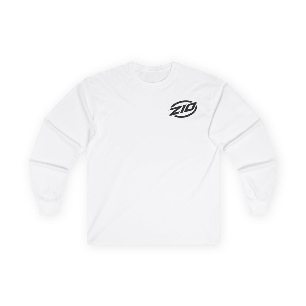 ZIO Long Sleeve Tee - White/Black