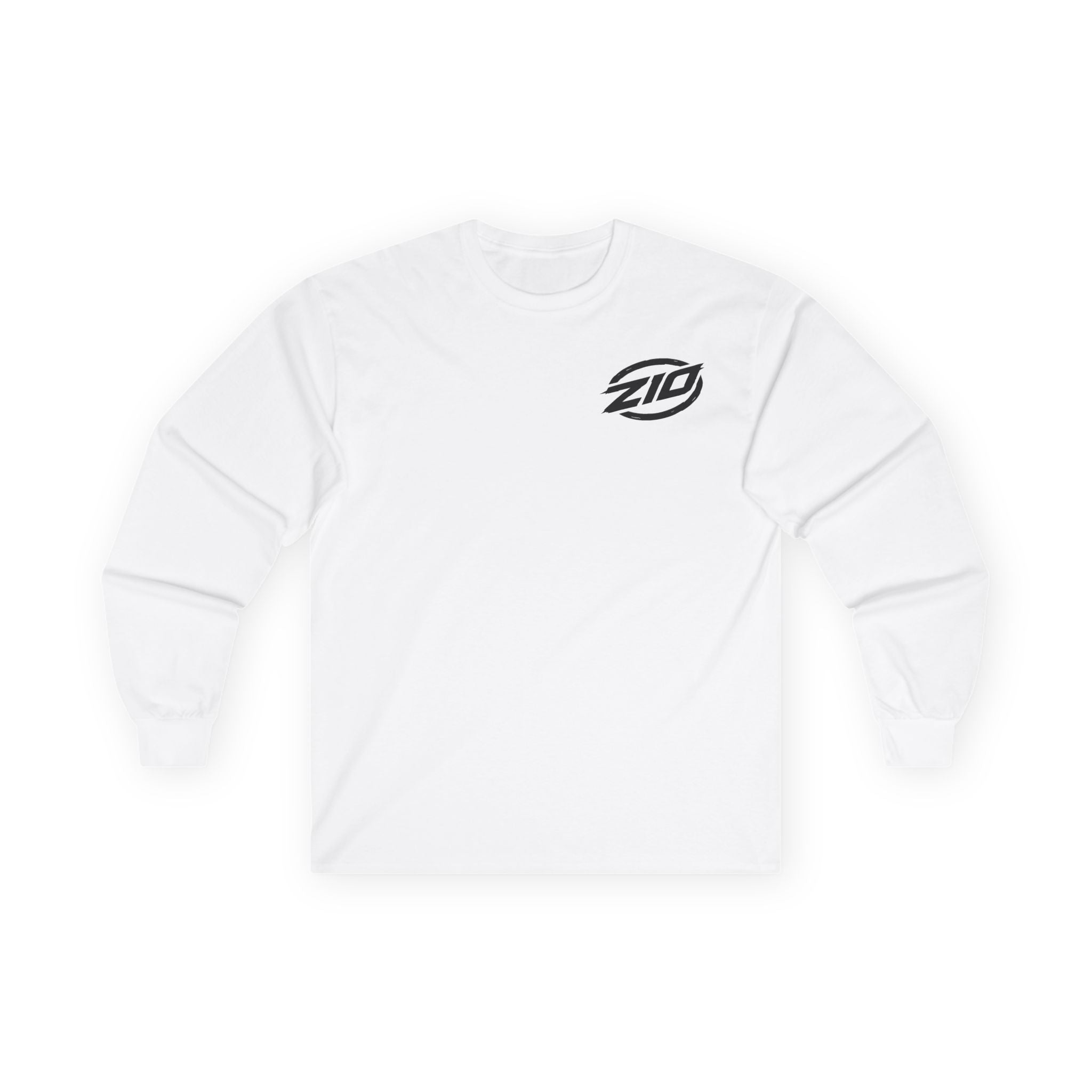 ZIO Long Sleeve Tee - White/Black
