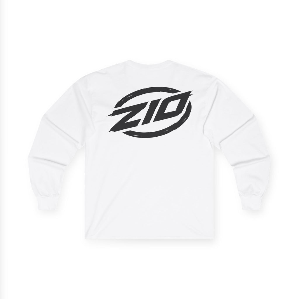ZIO Long Sleeve Tee - White/Black
