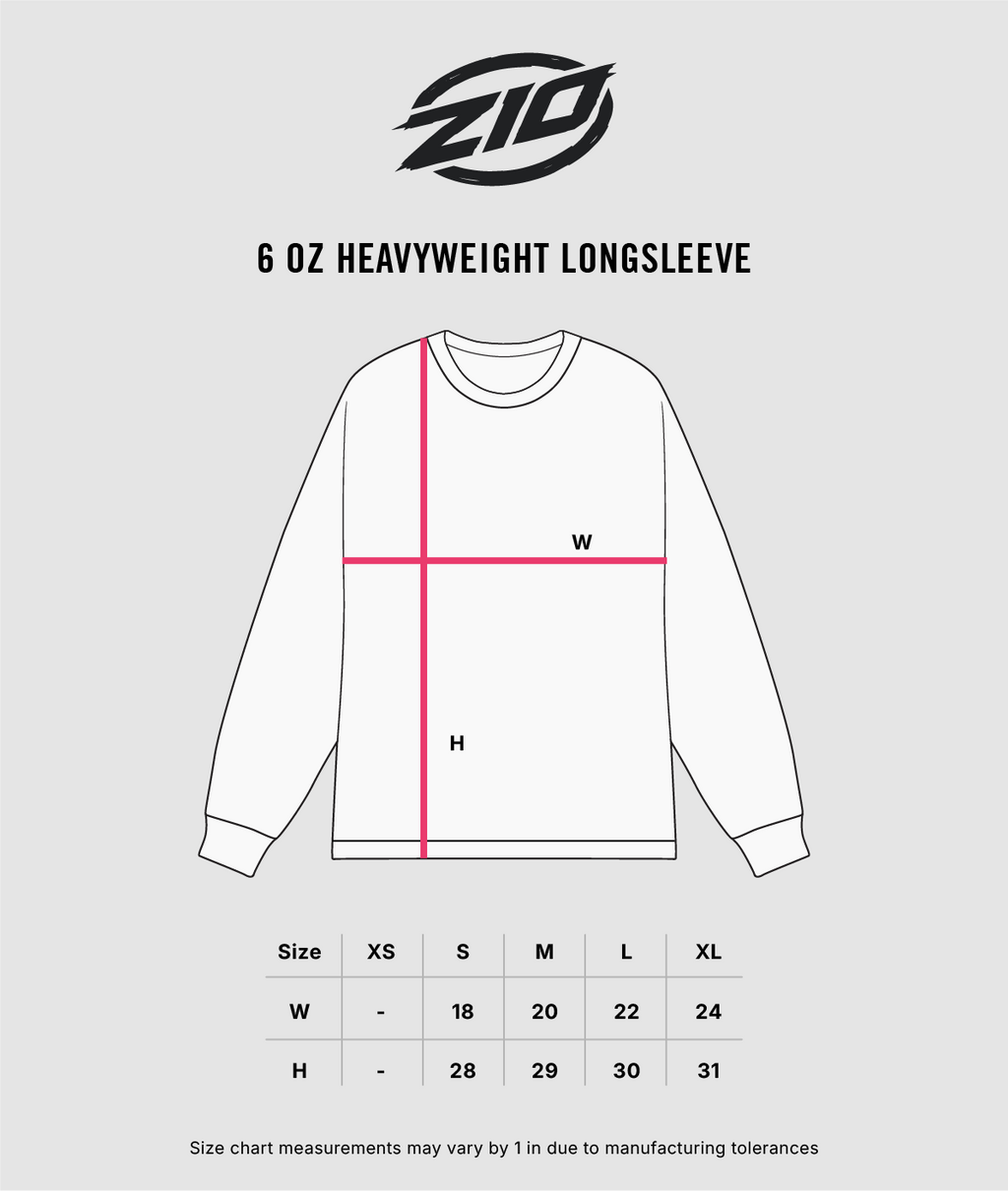 ZIO Long Sleeve Tee - Navy/White