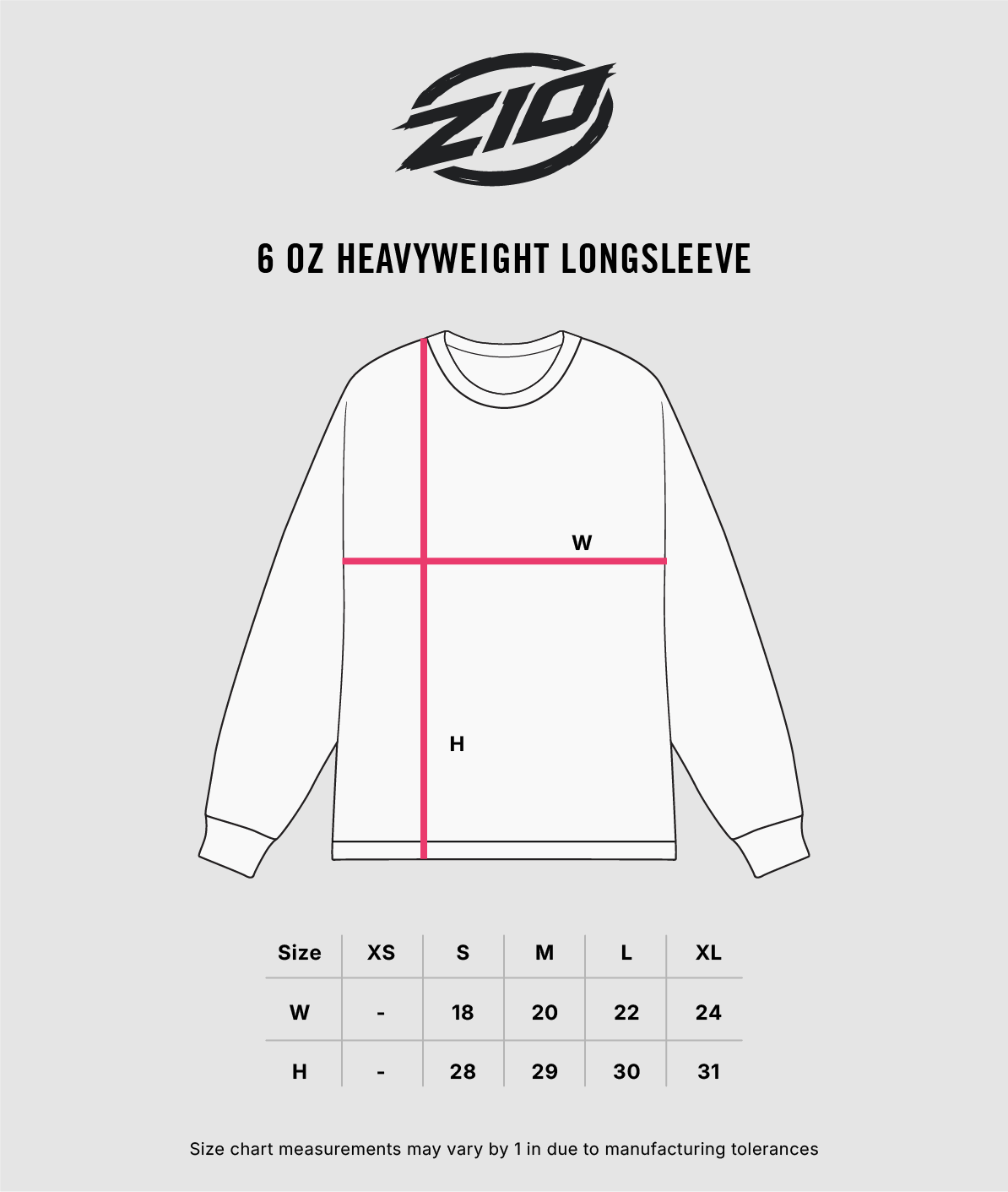 ZIO Long Sleeve Tee - Navy/White